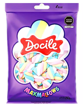 Maxmallows Trenzado Rosado x 250gr